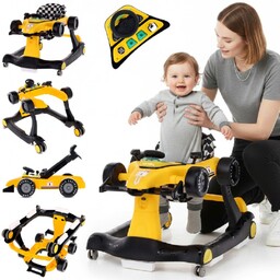 Interaktywny Chodzik Jeździk Pchacz Wyścigówka Formuła 1 3W1