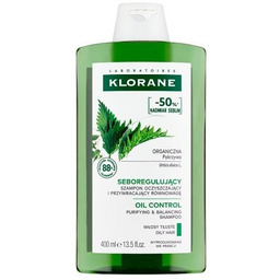 KLORANE Szampon seboregulujący do włosów z pokrzywą, 400ml