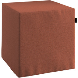 Puf kostka, brązowy, 40 x 40 x 40