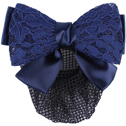 Siatka na włosy QHP Lace granatowa