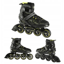 Łyżworolki Rolki Rekreacyjne Młodzieżowe ABEC-9 39