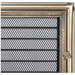 Kratka Wentylacyjna Kominkowa Rustykalna 17X49 Z Żaluzją