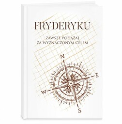 Planner kalendarz książkowy z nadrukiem dla podróżnika miłośnika