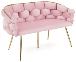 Sofa glamour BALLOON Welur Róż #67 DC-KT9118