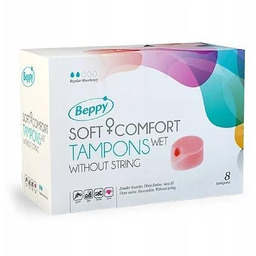 BEPPY CLASSIC WET Miękkie wilgotne tampony bez sznureczka,
