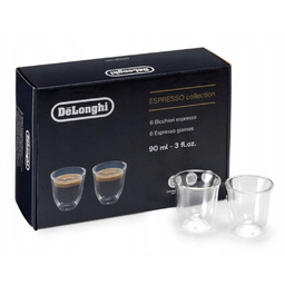 Delonghi Termiczne szklanki do espresso 6 szt.90ml