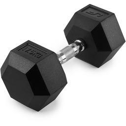 UpForm Hantla żeliwna gumowana HEX 17,5 kg -