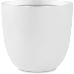 Kante Duża donica z czystego białego betonu, włókno