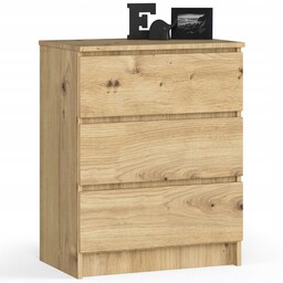 Komoda do salonu 60 dąb artisan mat 3
