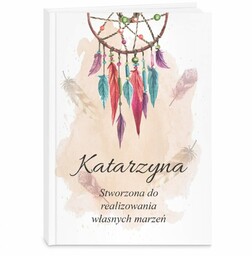 Planner kalendarz książkowy z nadrukiem dla niej podróżnika