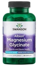 Swanson, albion chelat magnezu, 90 kapsułek