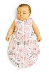 Bobono Śpiworek dla dzieci bawełniany zaokrąglony S 0-6