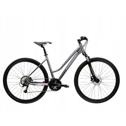 Kross Evado 4.0 Damski 28" Szaro Różowy DM