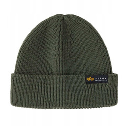 Alpha Industries czapka zimowa beanie zielony rozmiar uniwersalny