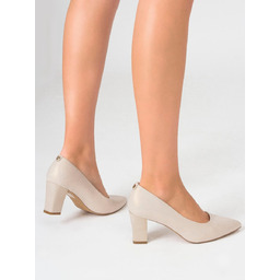 Sergio Leone Czółenka Damskie Beige Pearl-37