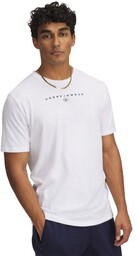 Under Armour T-shirt Stacked Logo SS White
