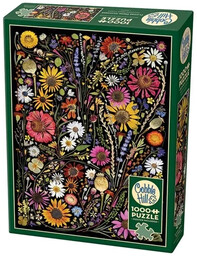 Puzzle 1000 Prasowane kwiaty: Szczęście G3 - Cobble