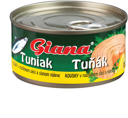 GIANA Tuńczyk w oleju roślinnym 170 g