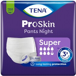 TENA Proskin Pants Super Night majtki chłonne M,