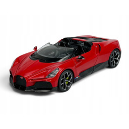 Welly Bugatti W16 Mistral Czerwony 1:24 Nowy Metalowy
