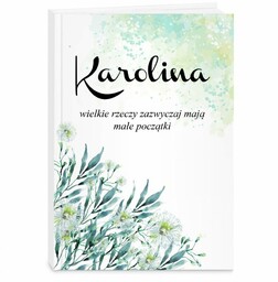 Planner kalendarz książkowy z nadrukiem dla niej