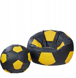 Pufa Piłkarska Piłka Siedzisko Nowoczesna Duża Pufa