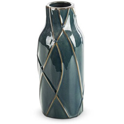 EUROFIRANY Wazon Teo 13 x 30 cm Turkusowy