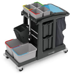 Numatic EM5 z SRK16 + SRK21 wózek serwisowy