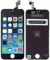 WYŚWIETLACZ EKRAN DOTYK RAMKA iPhone 5s - Czarny