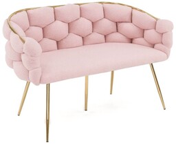 Sofa glamour BALLOON Boucle Róż #5 DC-KT9118