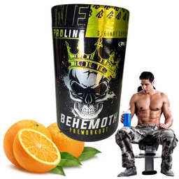 Behemoth Preworkout 500g Pomarańczowy  Energia, Pompa, Koncentracja
