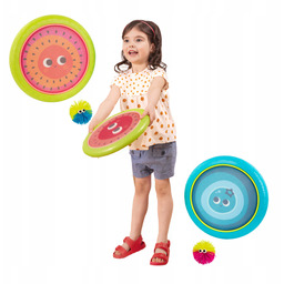 Zabawki zręcznościowe Gry rakietki sprężyte dyski z piłką