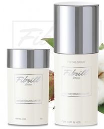 Fibrill 25g+60ml Zestaw Zagęszczanie Włosów Mikrowłókna