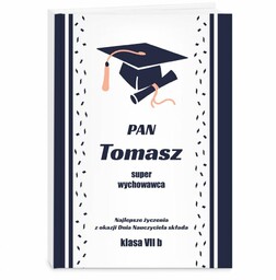Planner kalendarz książkowy z nadrukiem dla wychowawcy nauczyciela