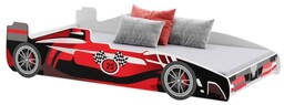 Łóżko dziecięce FORMUŁA red 160x80 cm