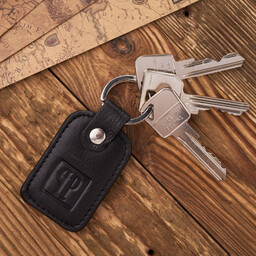 Portfel męski skórzany czarny T-46-BL i brelok