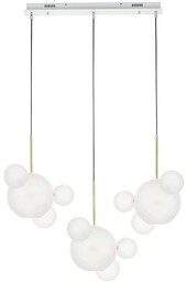 Lampa wisząca CAPRI LINE 3 złota / biała