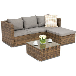 Meble ogrodowe z technorattanu Roma Corner 4 Garden