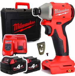 Milwaukee M18 BLIDR-402C Zakrętarka udarowa 1/4" 190Nm Zestaw
