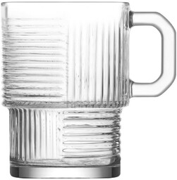KUBEK SZKLANY ISTANBUL 270 ml Z UCHEM LAV