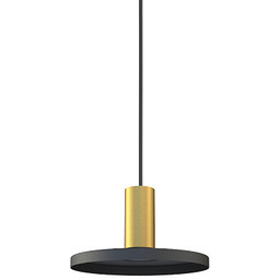 Nowodvorski Nowoczesna lampa wisząca Hermanos 8100 czarny dysk