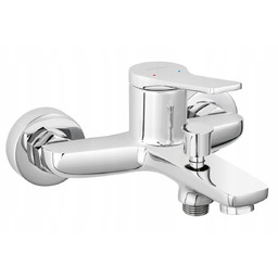 Ferro Bateria Wannowa Ścienna Stratos, Chrom