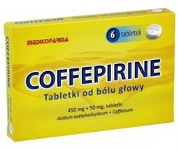 COFFEPIRINE Tabletki od bólu głowy, 12 tabl.