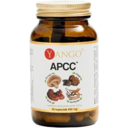YANGO APCC Reishi Shitake Kordyceps Chaga, 50 kapsułek