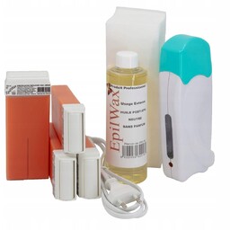 Epilwax Zestaw Set do Depilacji Woskiem Podgrzewacz Paski