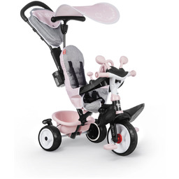 Smoby, rowerek Baby Driver Komfort, różowy