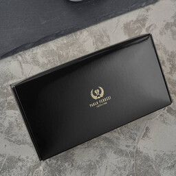 Duży portfel damski skórzany granatowy z miejscem