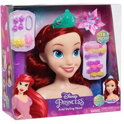 JUST PLAY Lalka Głowa do stylizacji Disney Princess