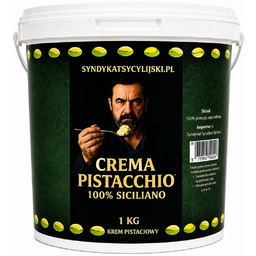 CREMA PISTACCHIO 100% SICILIANA 1KG Krem Pistacjowy