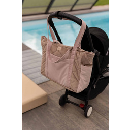 Torba podróżna "Pink & Beige"